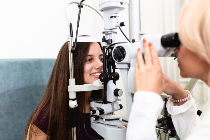 Optometrist During First Appointment
